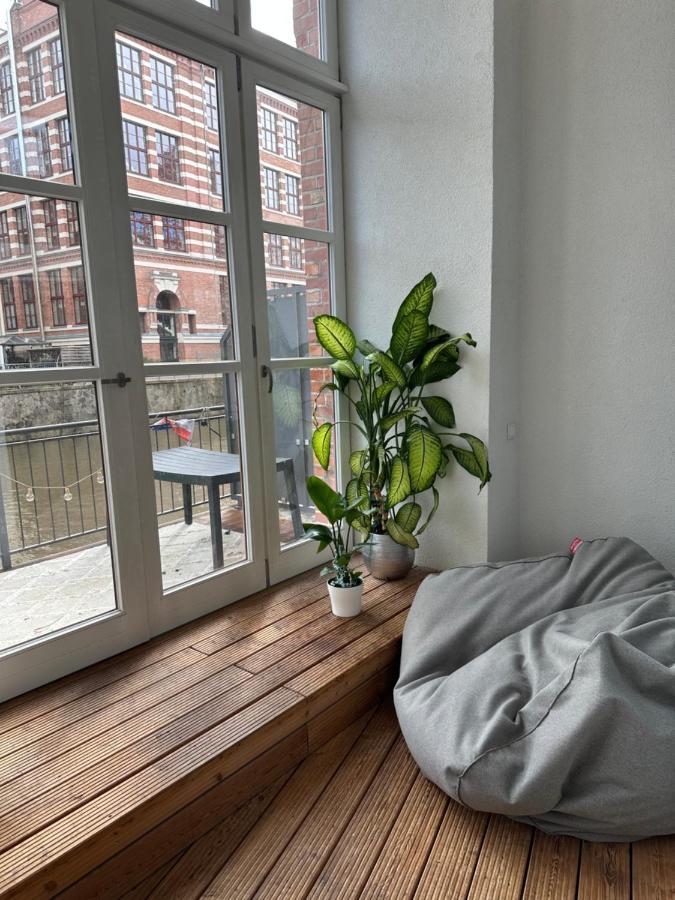 לייפציג Relax-Wohnung Mit Balkon Ueber Die Weisse Elster מראה חיצוני תמונה