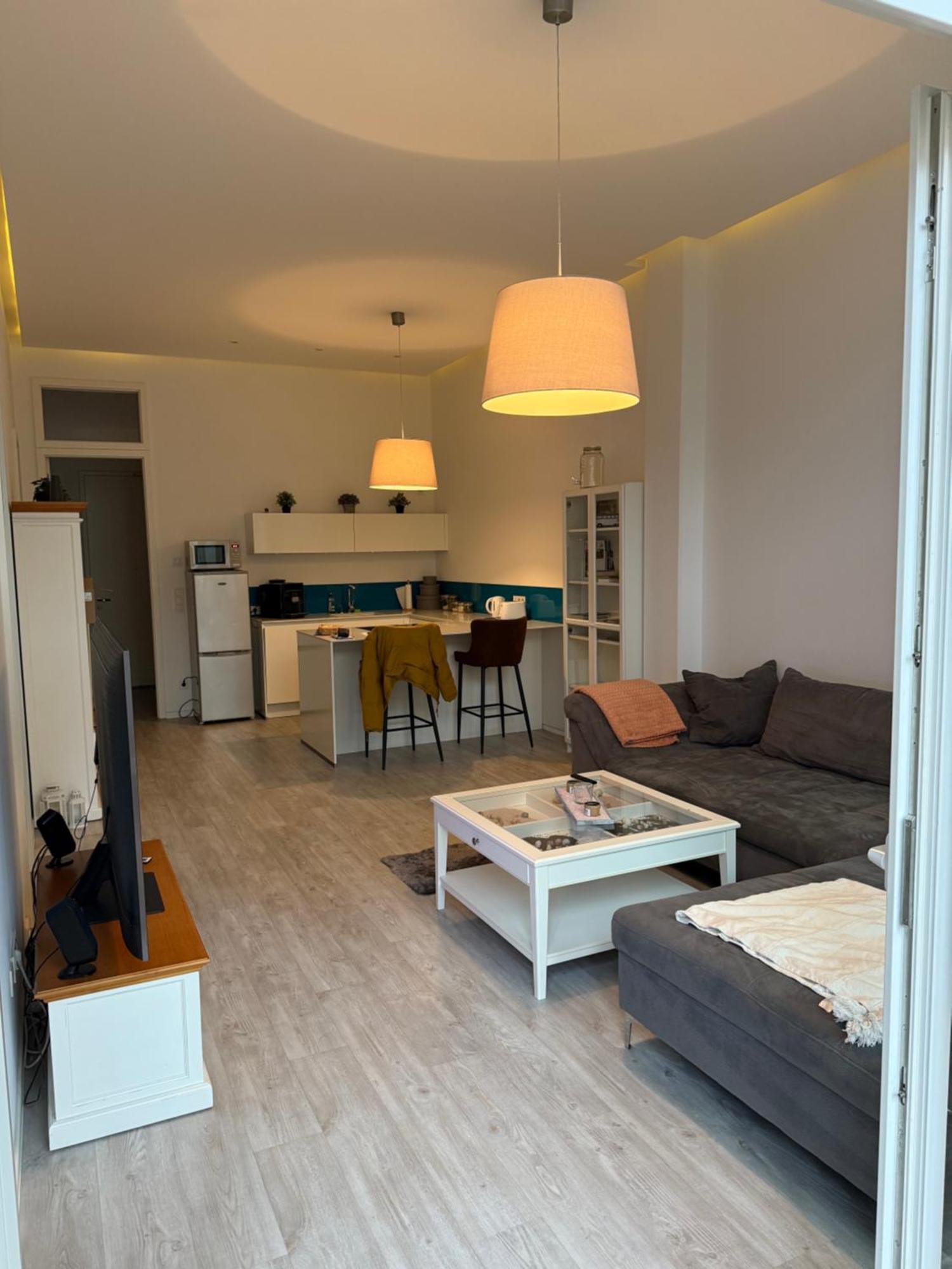 לייפציג Relax-Wohnung Mit Balkon Ueber Die Weisse Elster מראה חיצוני תמונה